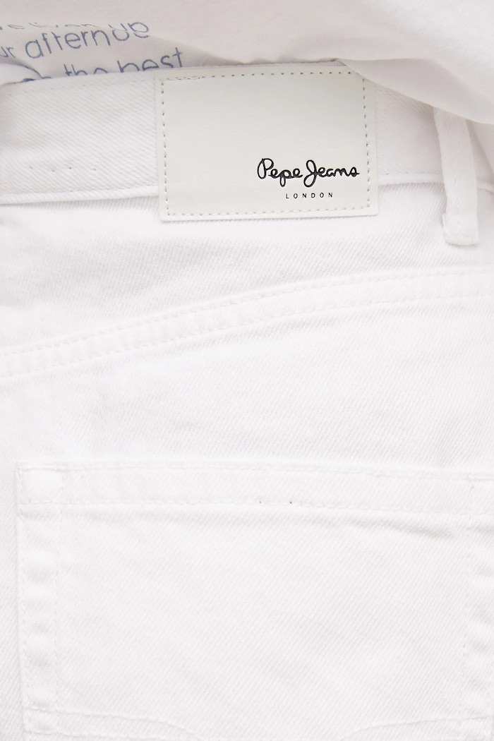 Traper kratke hlače Pepe Jeans A-LINE SHORT UHW RACHEL bijela PL801112TC0