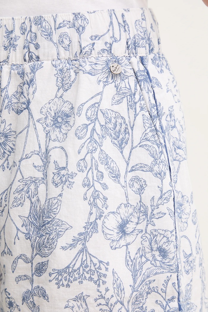 Lanene kratke hlače Pepe Jeans DARCY bijela PL801157