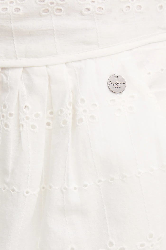 Bavlnené šortky Pepe Jeans DOUCE biela PL801158