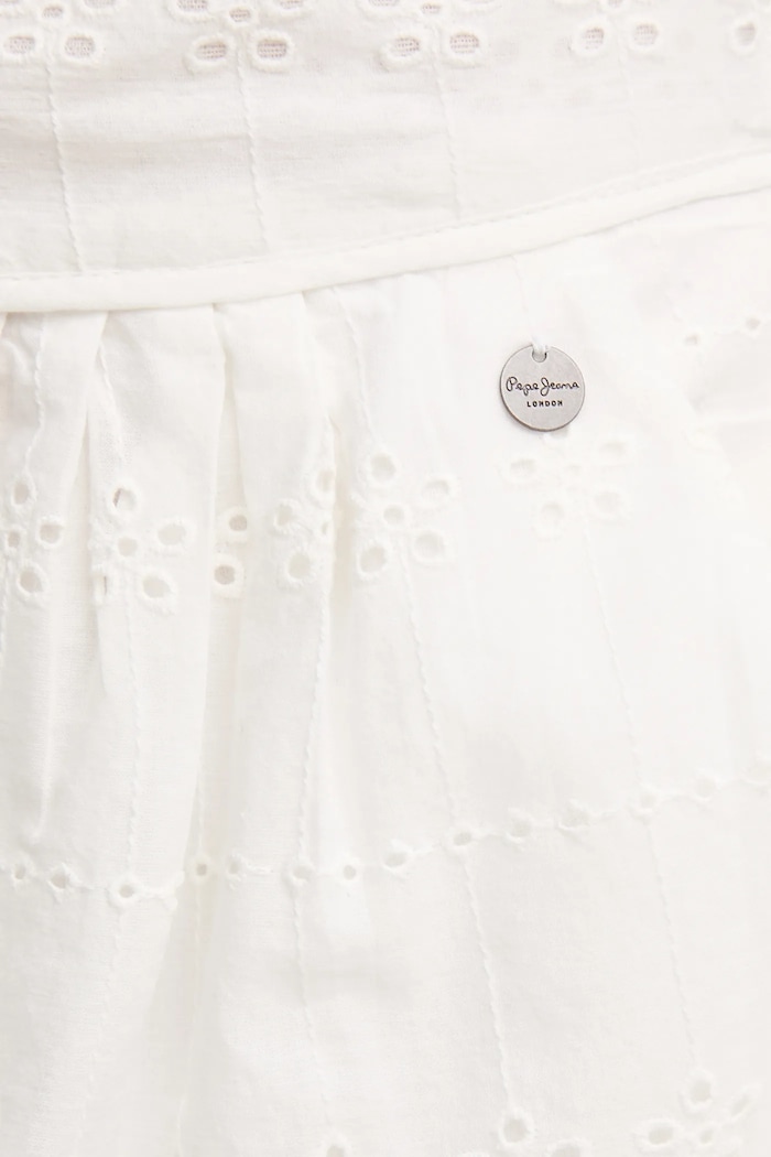 Bavlnené šortky Pepe Jeans DOUCE biela PL801158