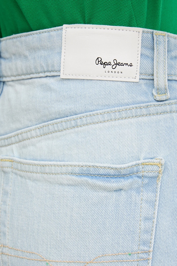 Traper kratke hlače Pepe Jeans BERMUDA SHORT UHW BREEZE plava PL801176