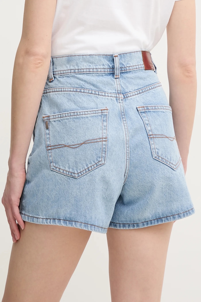 Suknja-hlače od trapera Pepe Jeans REGULAR SKORT HW PL801187NC9 plava SS25