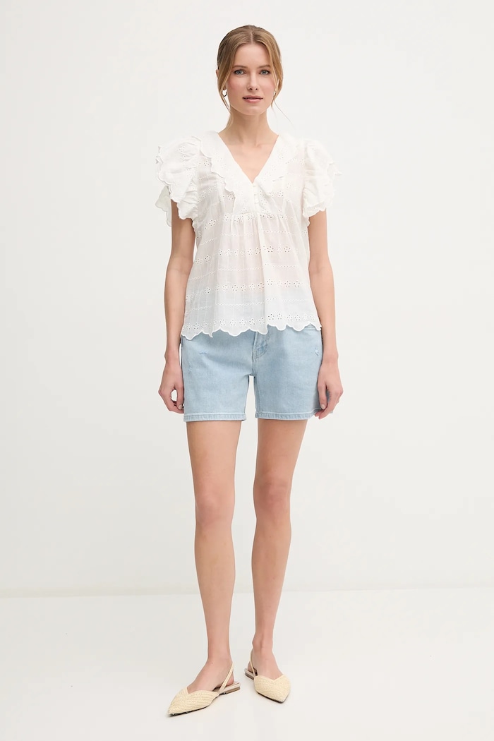 Traper kratke hlače Pepe Jeans REGULAR SHORT HW MABLE PL801188PG8 plava SS25