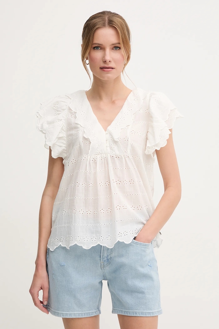 Traper kratke hlače Pepe Jeans REGULAR SHORT HW MABLE plava PL801188PG8