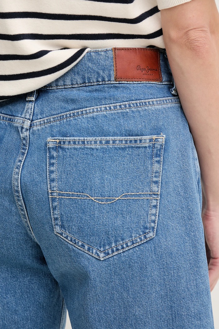 Traper kratke hlače Pepe Jeans BERMUDA SHORT HW plava PL801189ND3