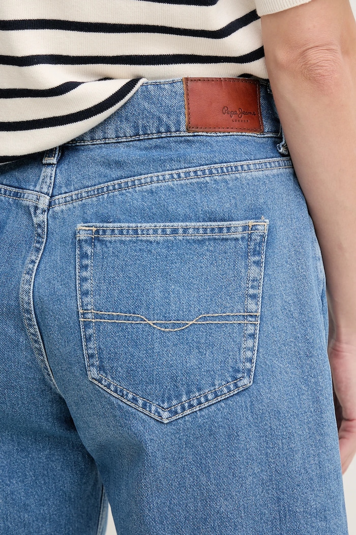 Traper kratke hlače Pepe Jeans BERMUDA SHORT HW plava PL801189ND3