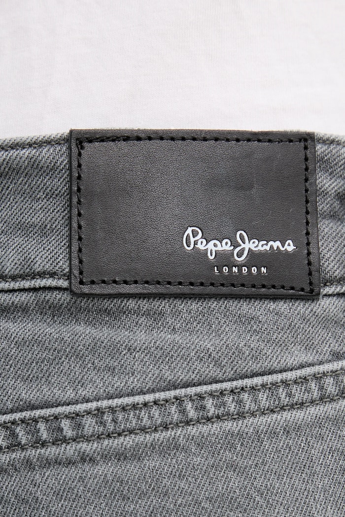 Traper kratke hlače Pepe Jeans BERMUDA SHORT HW siva PL801189UN3