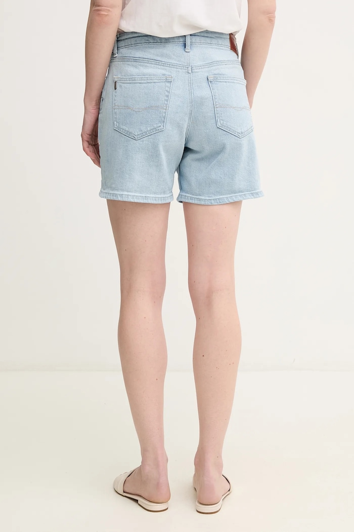 Oblečenie Rifľové krátke nohavice Pepe Jeans FITTED SHORT HW MARY PL801191PG7 modrá