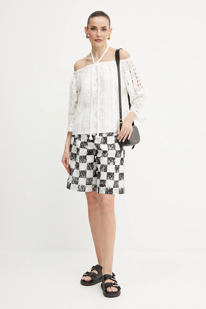 Pinko rövidnadrág 105295.A2MF fekete SS25