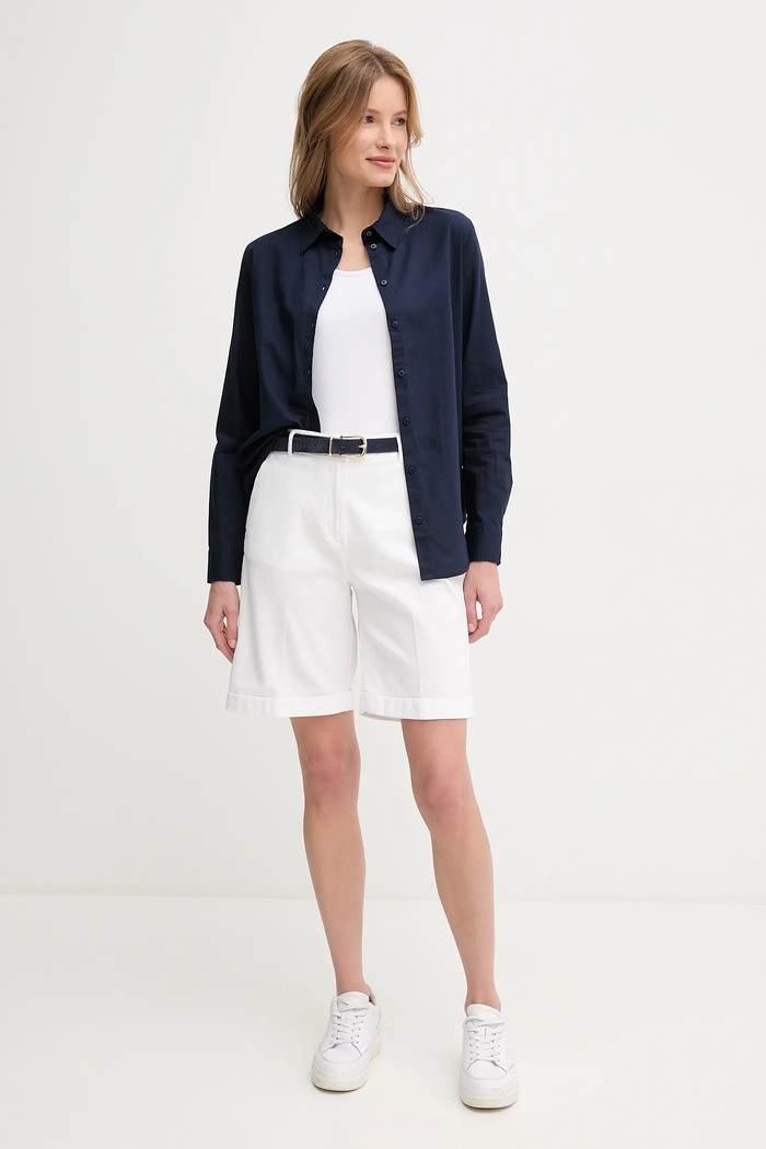 United Colors of Benetton bermudy dámske 4CDRD901W biela SS26