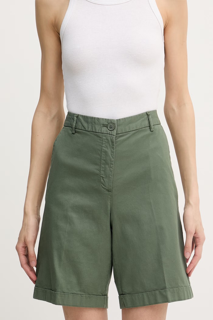United Colors of Benetton bermudy damskie zielony 4CDRD901W
