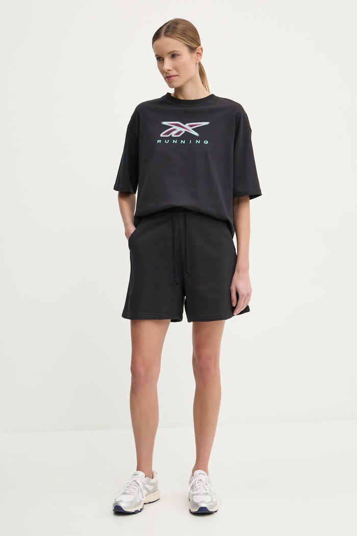 Reebok Classic szorty bawełniane 100214095 czarny SS25