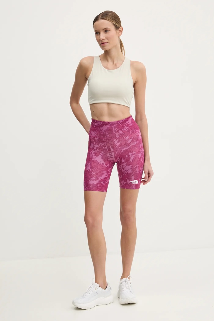 The North Face szorty sportowe Flex NF0A8BQQ85N1 fioletowy SS25