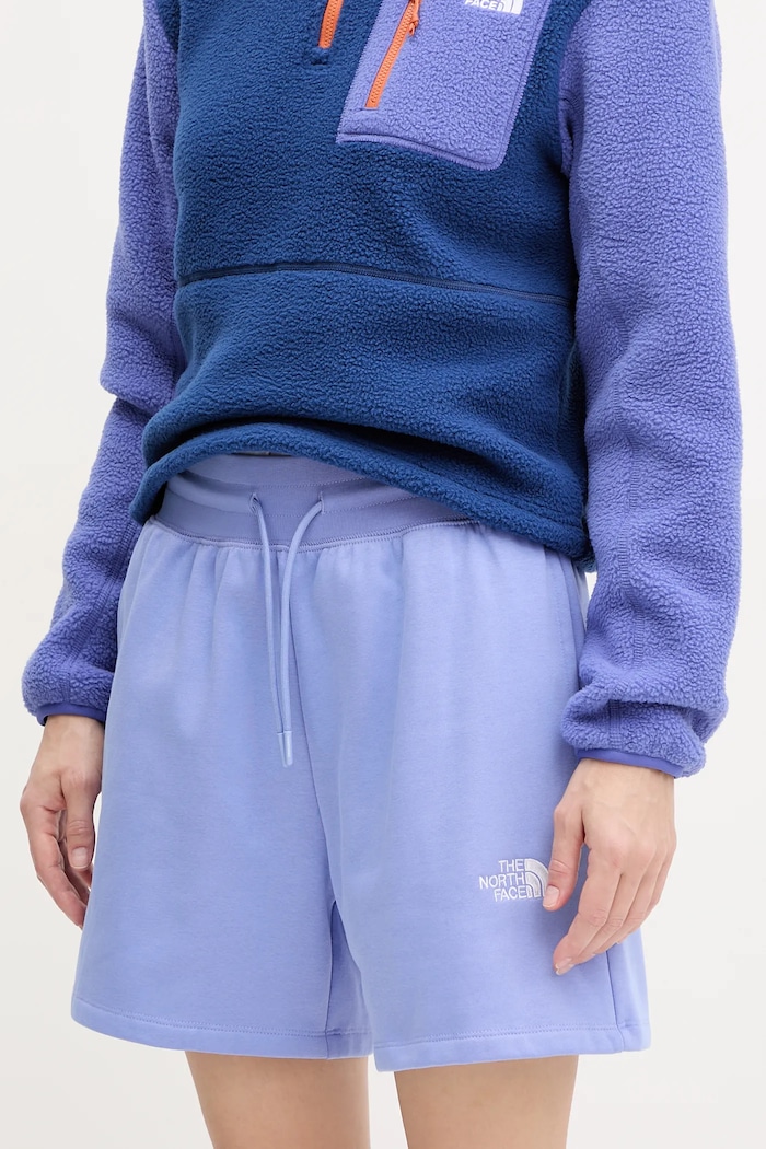 The North Face szorty Essential Relaxed dzianina fioletowy NF0A8C2F0YI1