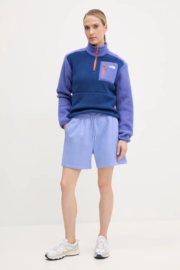 The North Face szorty Essential Relaxed NF0A8C2F0YI1 fioletowy SS25