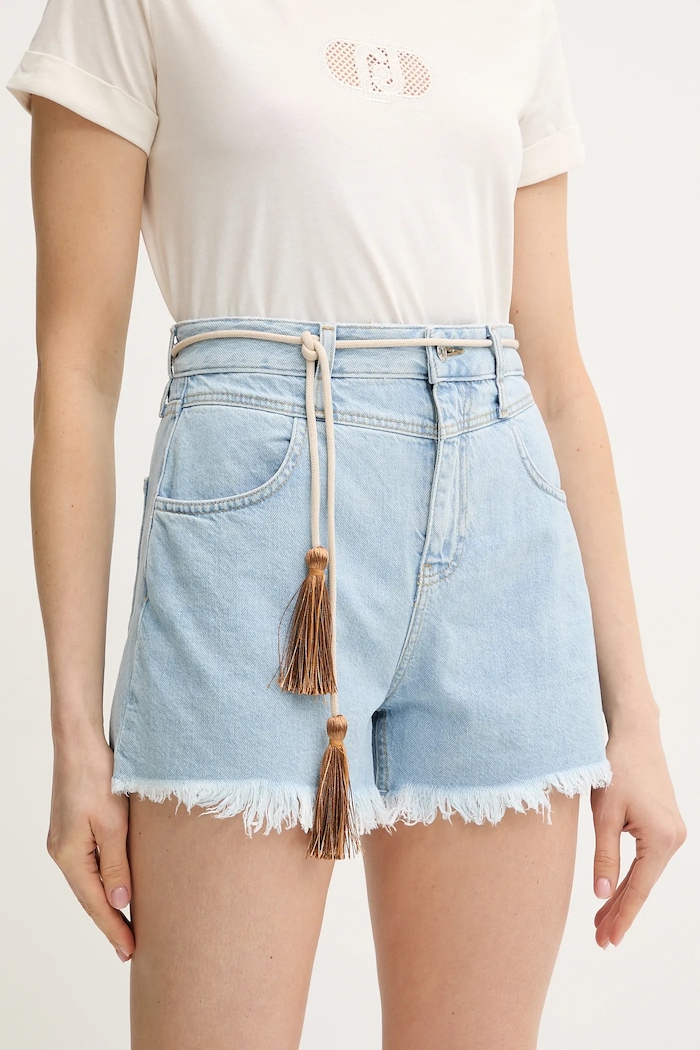 Jeans kratke hlače Liu Jo Drugo modra UA5152.D0244