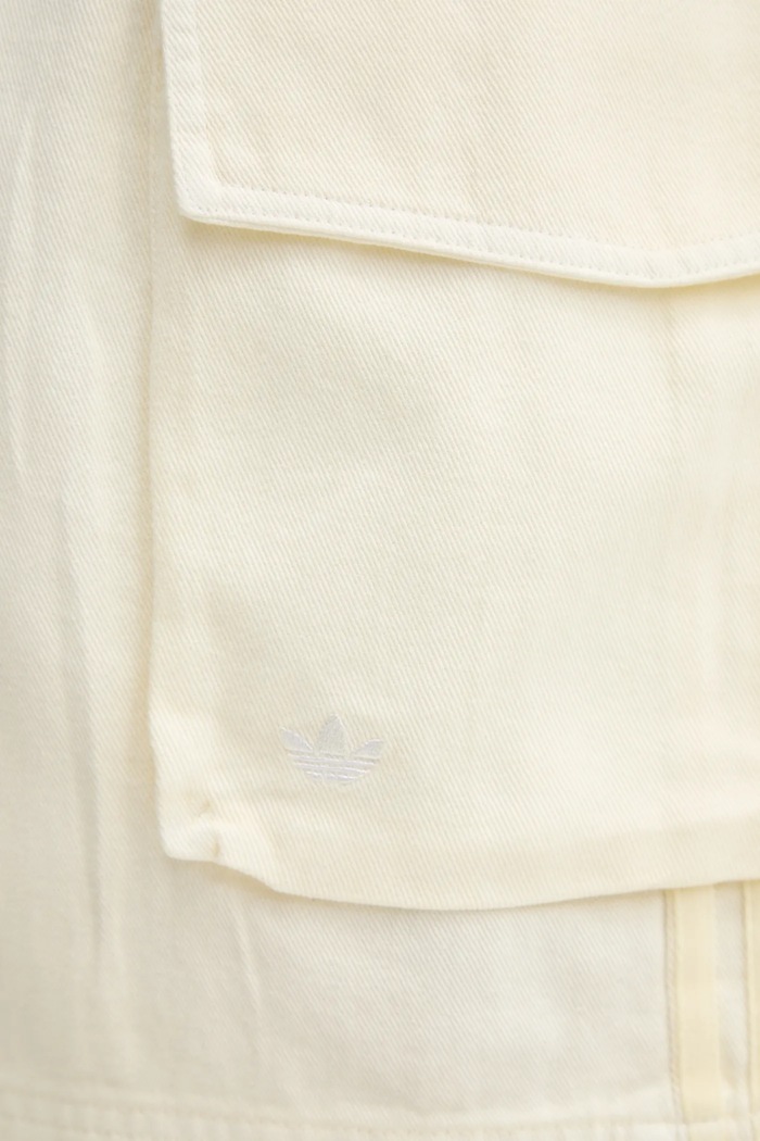 adidas Originals szorty bawełniane Cargo Jorts JD0138 beżowy