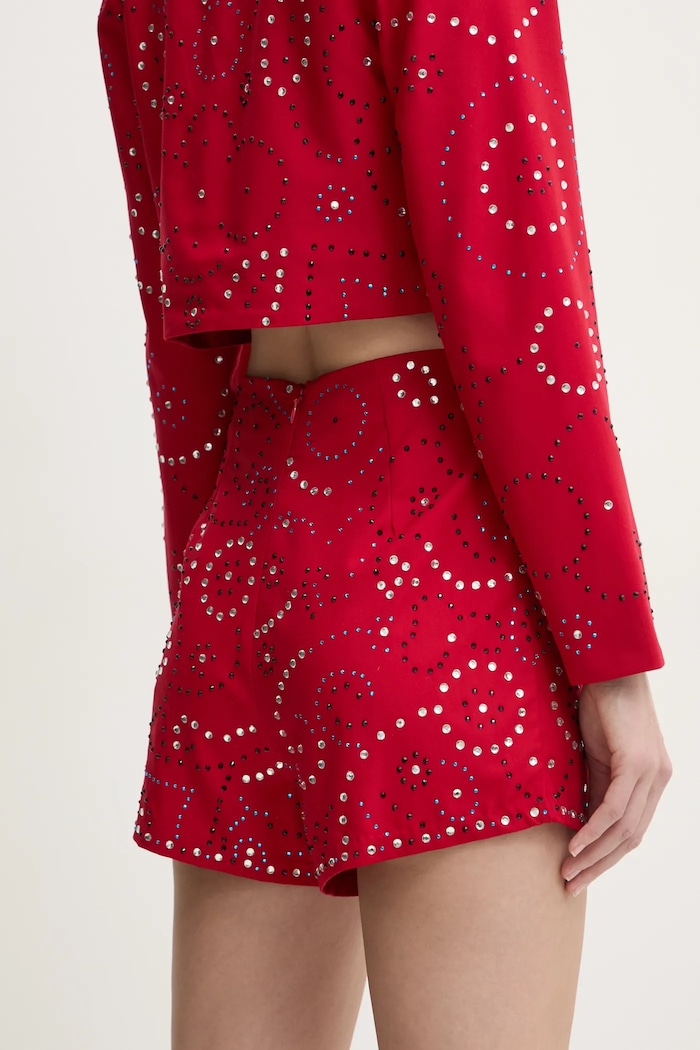 Îmbrăcăminte Never Fully Dressed pantaloni scurti Gem NFDTR423 rosu
