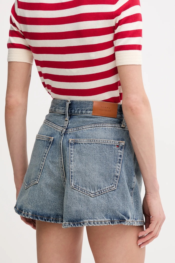 Îmbrăcăminte Tommy Hilfiger pantaloni scurți jeans WW0WW44384 albastru