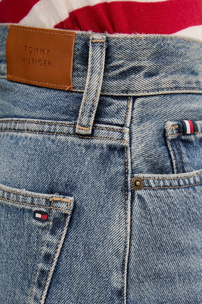 Tommy Hilfiger pantaloni scurți jeans albastru WW0WW44384