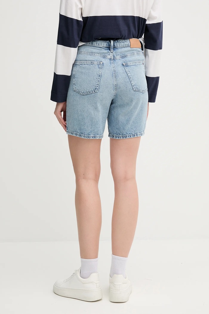 Odjeća Pamučne traper kratke hlače Tommy Hilfiger WW0WW45505 plava