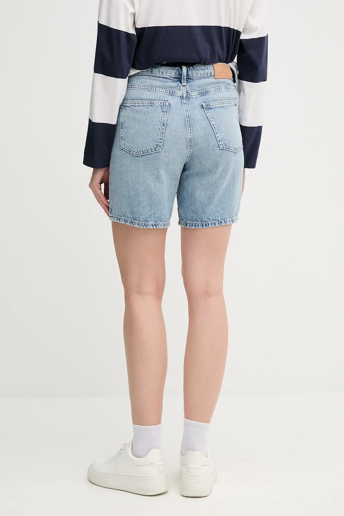 Odjeća Pamučne traper kratke hlače Tommy Hilfiger WW0WW45505 plava