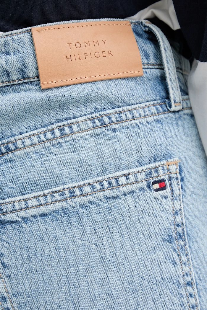 Pamučne traper kratke hlače Tommy Hilfiger plava WW0WW45505