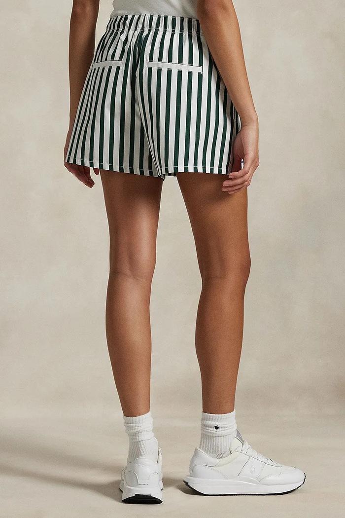 Βαμβακερό σορτσάκι Polo Ralph Lauren Wimbledon Collection 211970516 πράσινο SS25