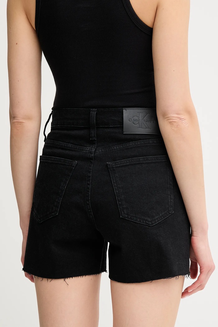 Odzież Calvin Klein Jeans szorty jeansowe J20J225154 czarny