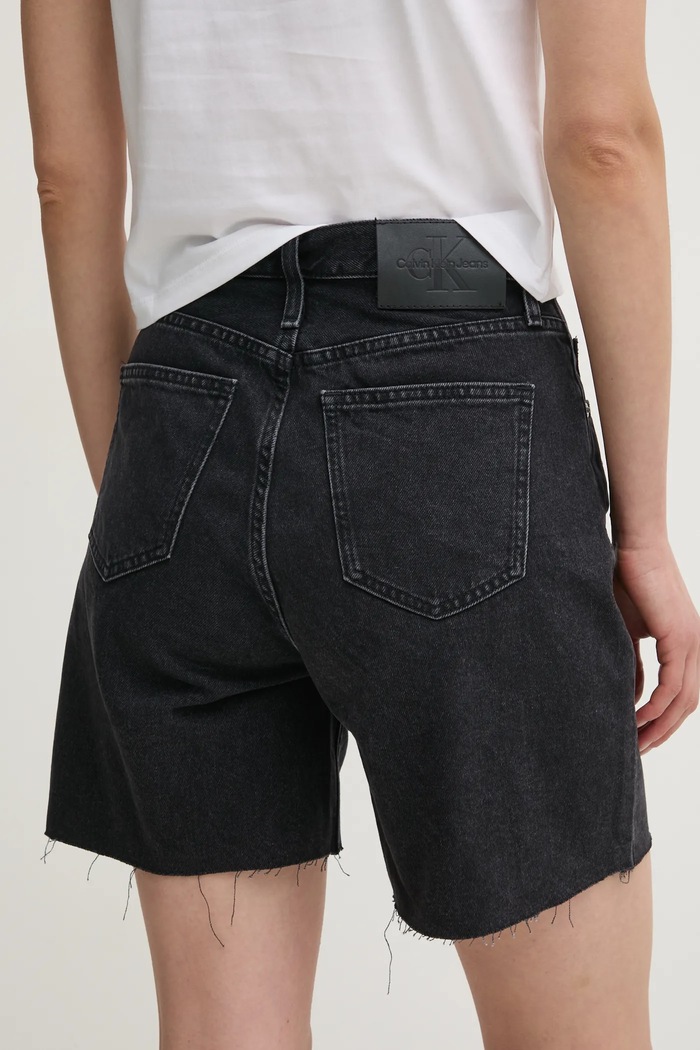 Odzież Calvin Klein Jeans szorty jeansowe J20J225190 czarny