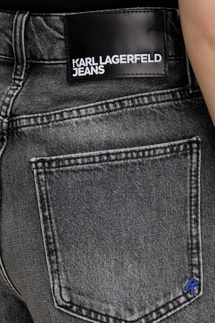Τζιν σορτς Karl Lagerfeld Jeans A2W10040 γκρί
