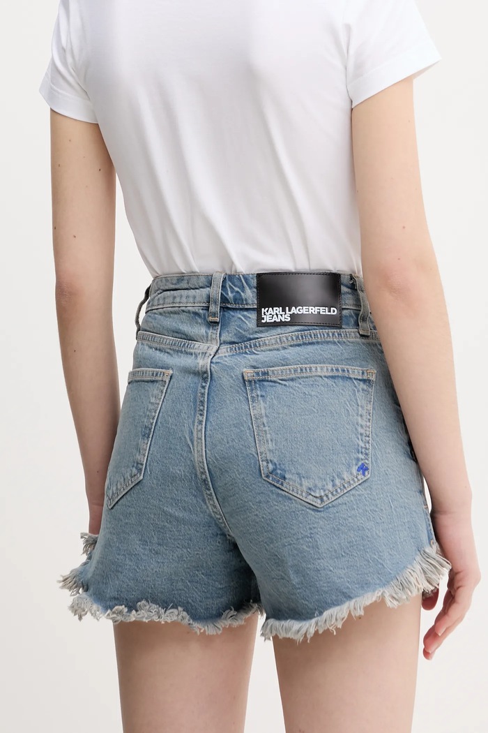 Oblečenie Rifľové krátke nohavice Karl Lagerfeld Jeans A2W10088 modrá