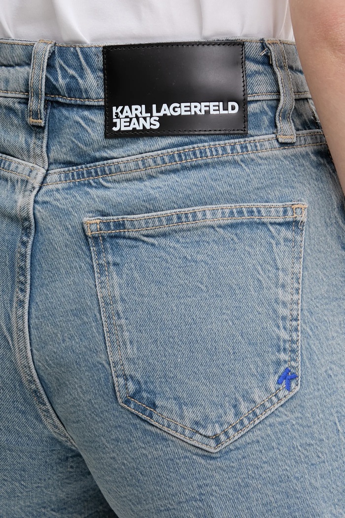 Rifľové krátke nohavice Karl Lagerfeld Jeans modrá A2W10088