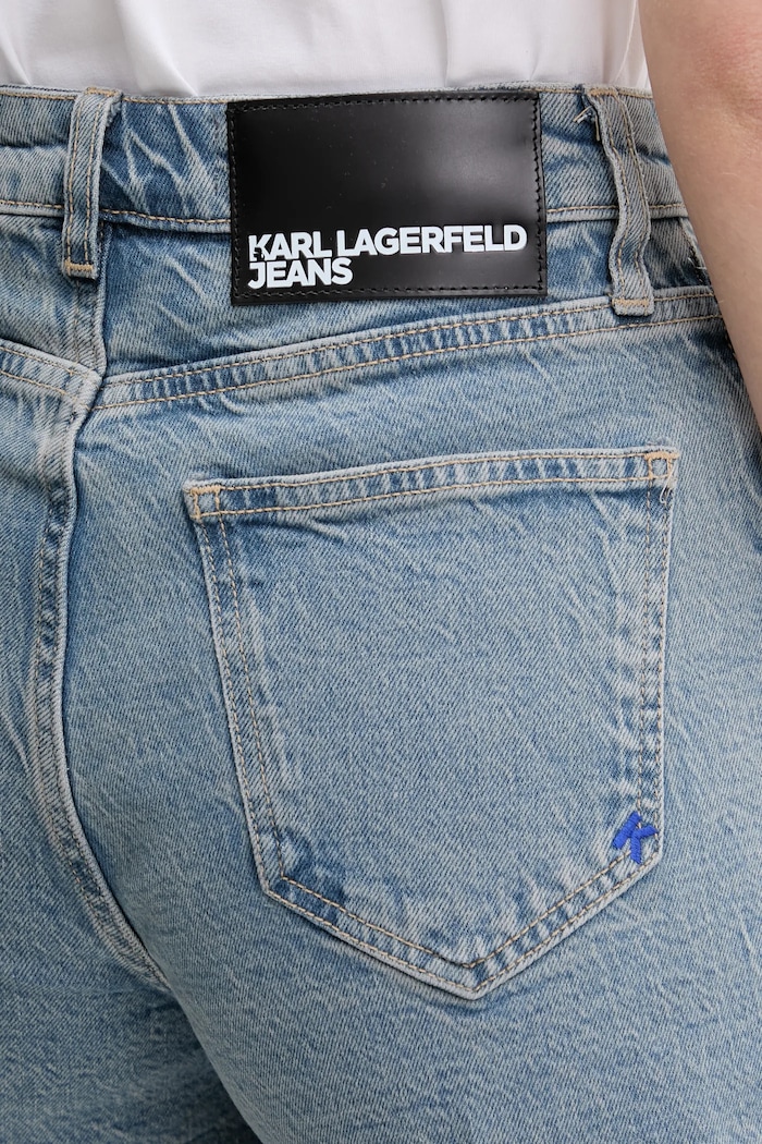Rifľové krátke nohavice Karl Lagerfeld Jeans modrá A2W10088