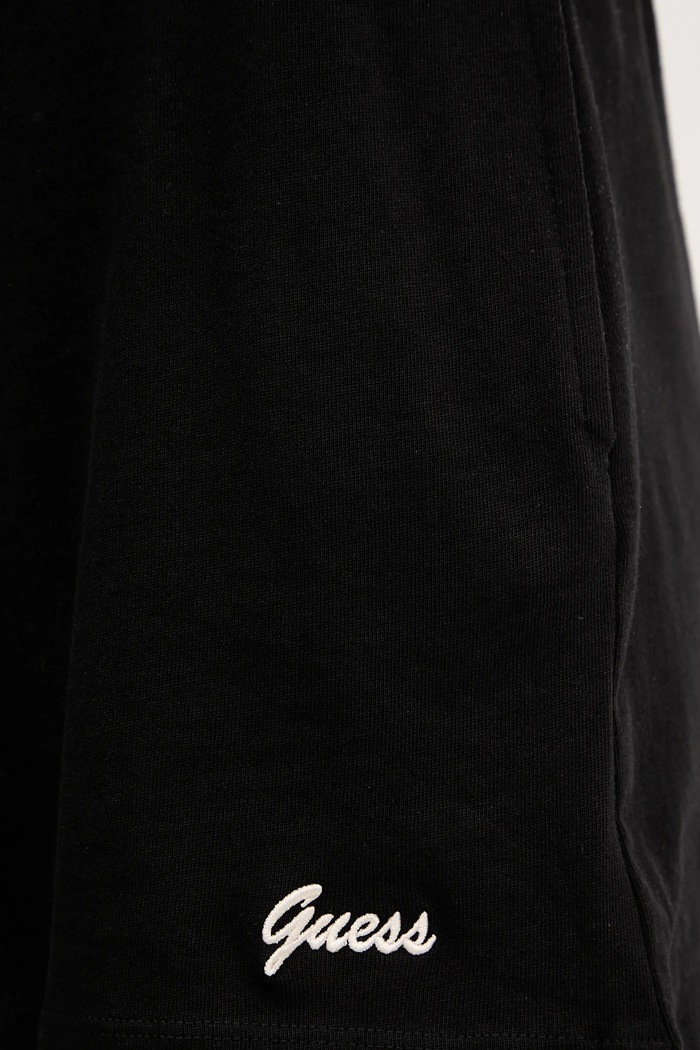 Bavlněné šortky Guess IRIS černá V5GD04.KCRZ1