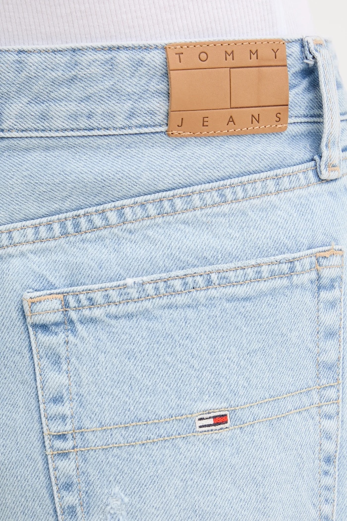 Rifľové krátke nohavice Tommy Jeans modrá DW0DW20095