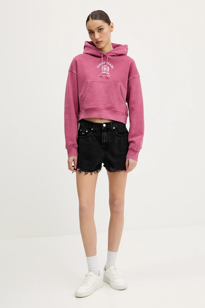 Tommy Jeans szorty jeansowe DW0DW20097 czarny SS25