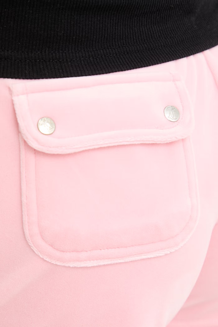 Juicy Couture σορτς επίσημα γυναικεία EVE ροζ JCBHS224801
