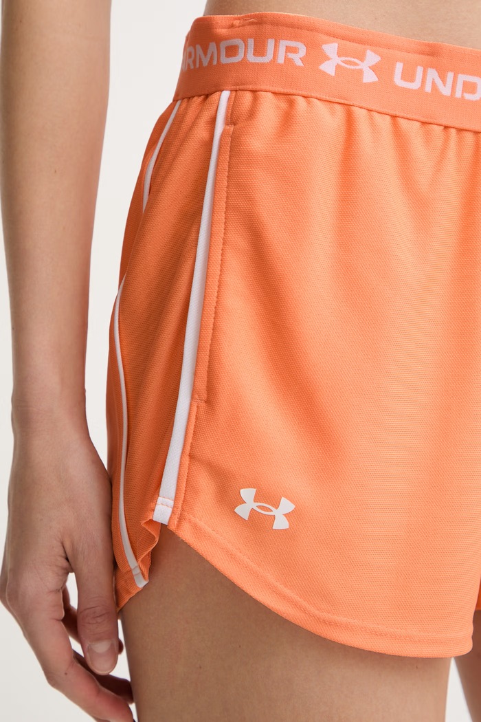 Under Armour športové šortky dámske Tech Play oranžová 1389882