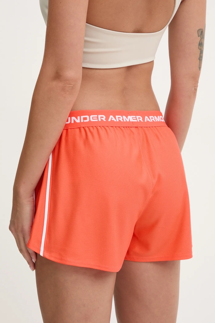 Îmbrăcăminte Under Armour Pantaloni scurți sport femei Tech Play 1389882 portocaliu