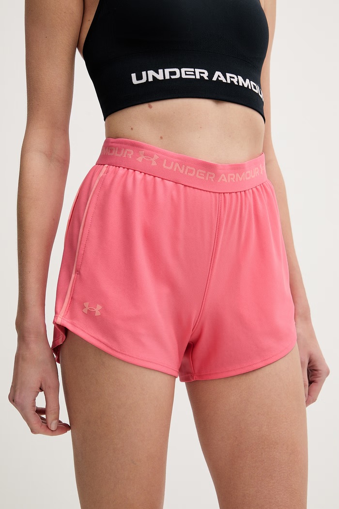 Under Armour športové šortky dámske Tech Play ružová 1389882