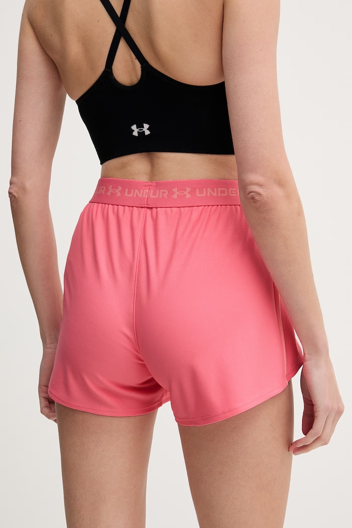 Oblečenie Under Armour športové šortky dámske Tech Play 1389882 ružová