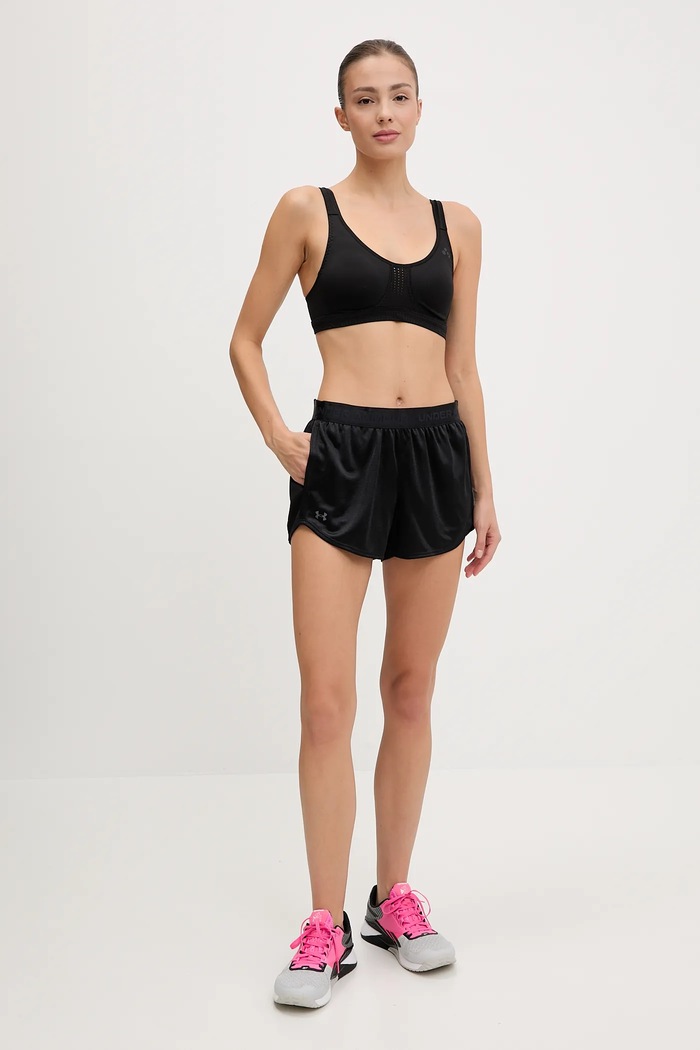 Under Armour szorty treningowe Tech Play 1389883 czarny SS25