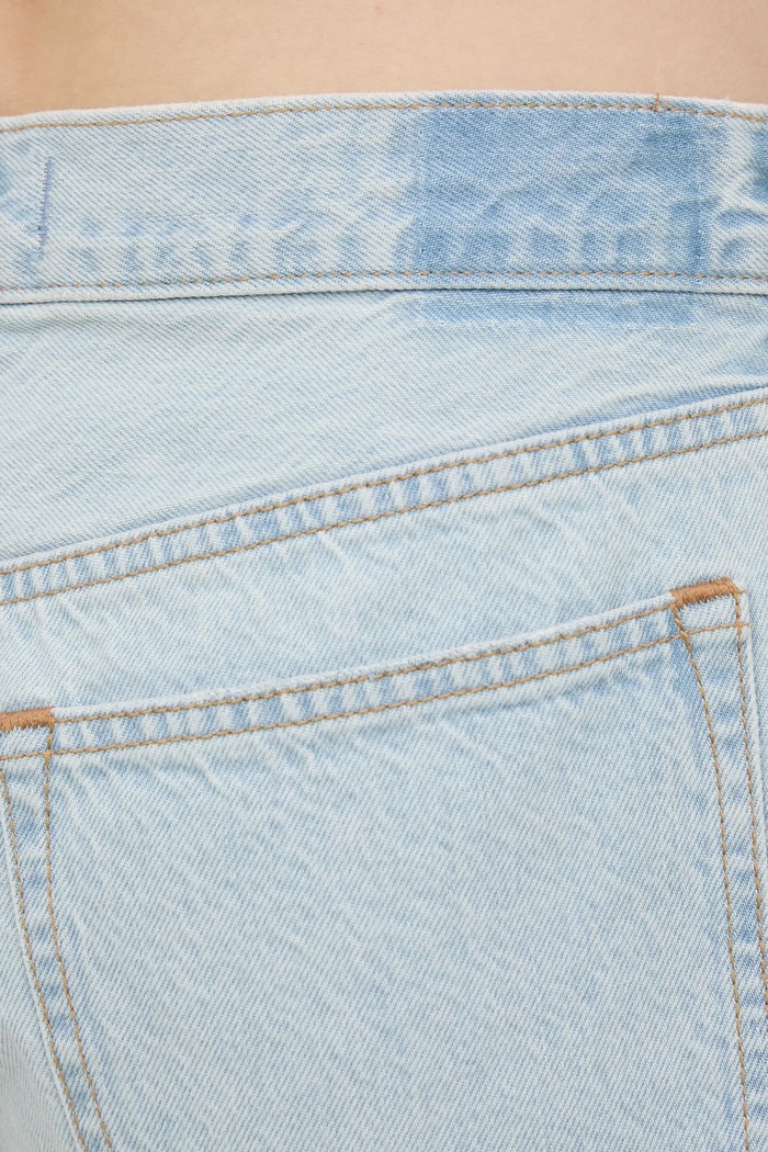 Rifľové krátke nohavice Abercrombie & Fitch modrá KI149.5089.281
