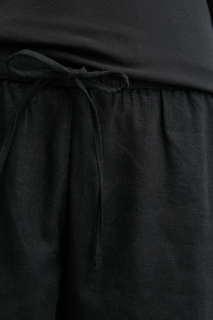 Abercrombie & Fitch pantaloni scurți din in negru KI149.5186.900