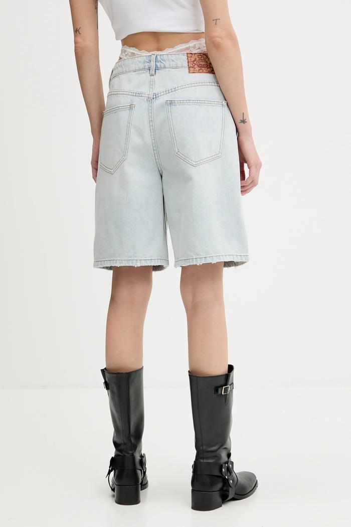 Oblačila Miss Sixty Jeans kratke hlače Miss Sixty 6S2JJ04800 modra
