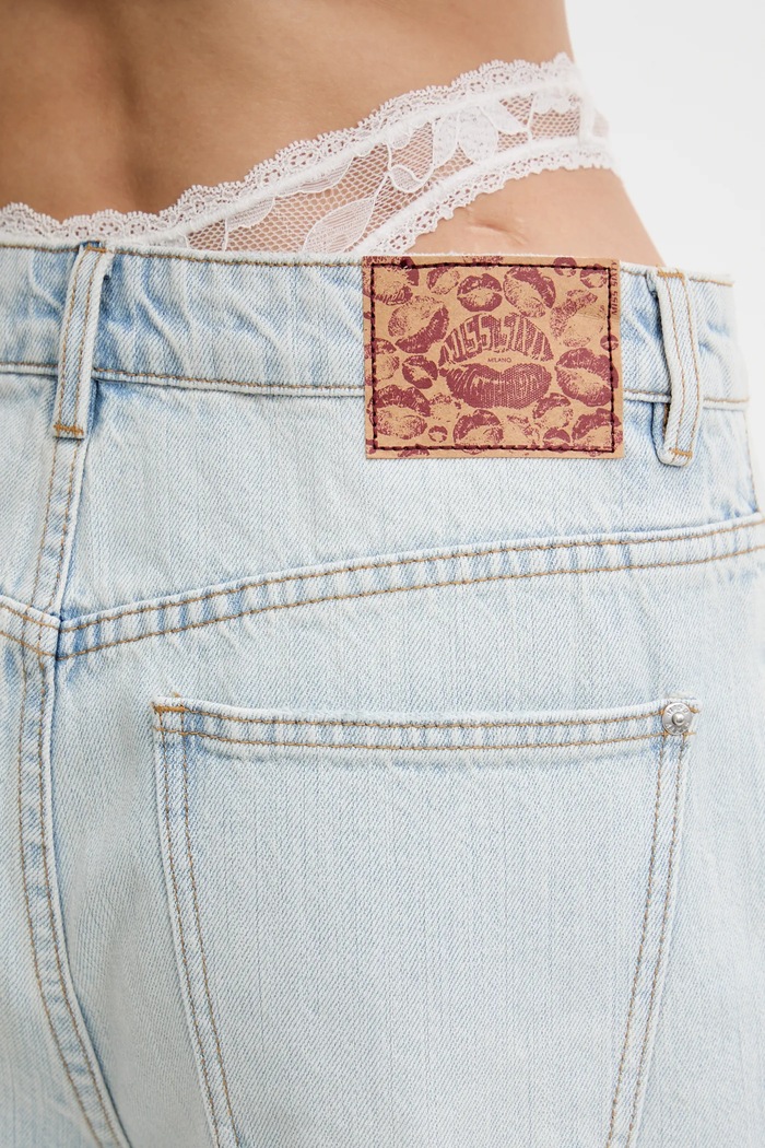 Jeans kratke hlače Miss Sixty Miss Sixty 6S2JJ04800 modra