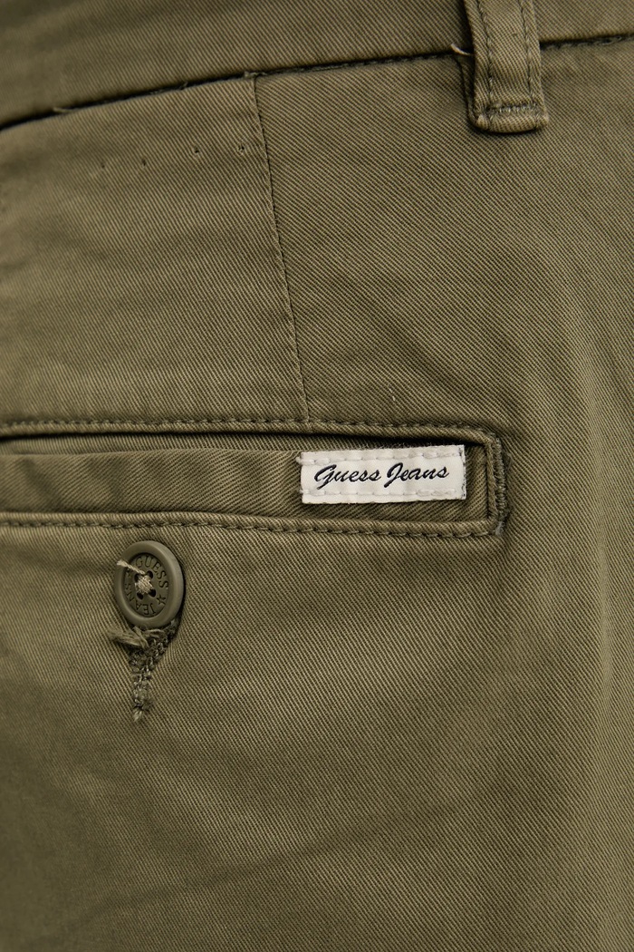 Къс панталон Guess Jeans зелен W5GD1U.WGB51