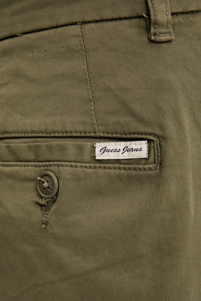 Къс панталон Guess Jeans зелен W5GD1U.WGB51
