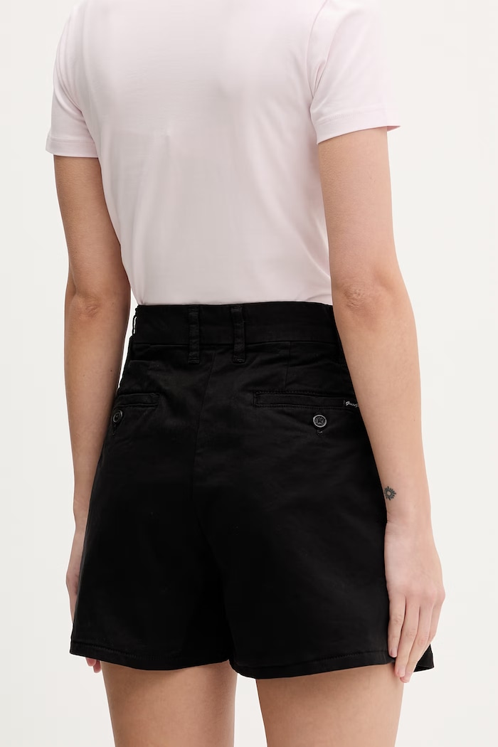 Ρούχα Σορτς Guess Jeans W5GD1U.WGB51 μαύρο